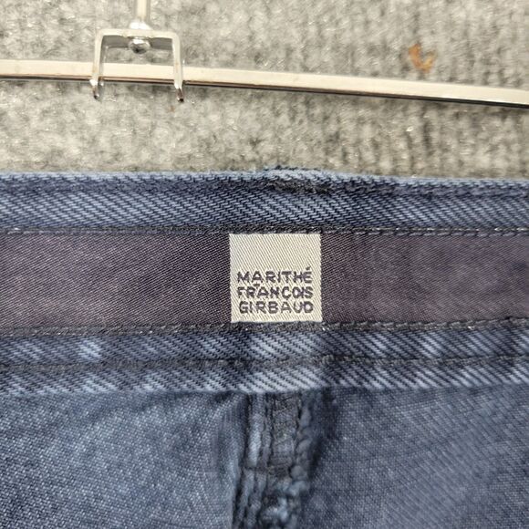 MARITHE FRANCOIS GIRBAUD Baggy Double Knee Denim Blue Jeans Big Pockets SIZE 44 - Picture 9 of 15